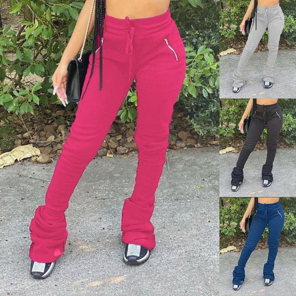 high waist sweatpants women joggers 2021 elastic summer stacked leggings bell bottom trouser split hem flare ruched pant women's pants, Black;white
high waist sweatpants women joggers 2021 elastic summer stacked leggings bell bottom trouser split hem flare ruched pant women's pants, Black;white