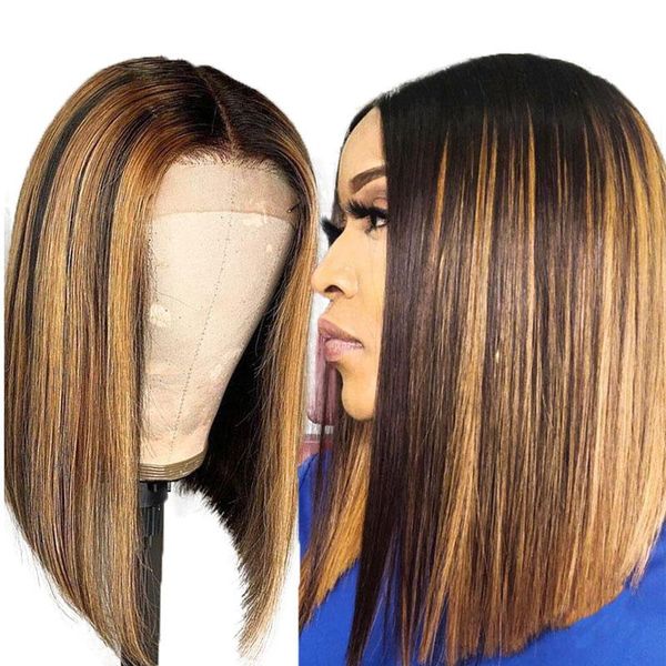 lace wigs highlight front wig brown colored human hair for women ombre straight, Black;brown
lace wigs highlight front wig brown colored human hair for women ombre straight, Black;brown