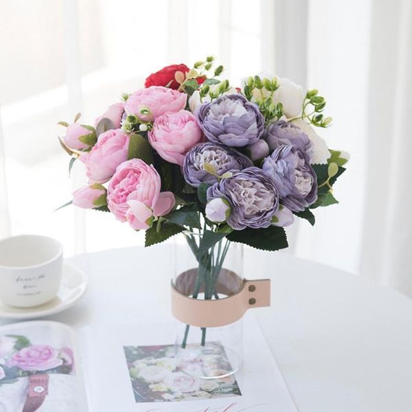 decorative flowers & wreaths 50%1 bouquet artificial flower natural home decor portable pography prop simulation peony for wedding
decorative flowers & wreaths 50%1 bouquet artificial flower natural home decor portable pography prop simulation peony for wedding