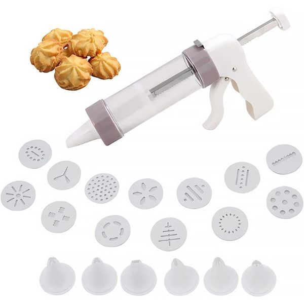 baking moulds diy biscuit machine cookie maker icing press set with stamp and nozzles home bakery tool
baking moulds diy biscuit machine cookie maker icing press set with stamp and nozzles home bakery tool