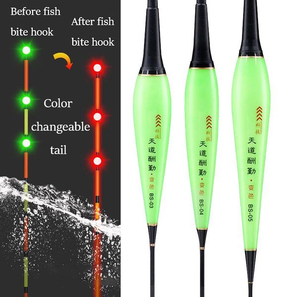 electric fishing float luminous intelligent tail color changeable floats vertical buoy composite nano fresh water tackle accessories
electric fishing float luminous intelligent tail color changeable floats vertical buoy composite nano fresh water tackle accessories