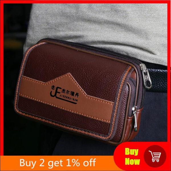 universal waist bag pouch belt card holder pocket men wallet phone case cover