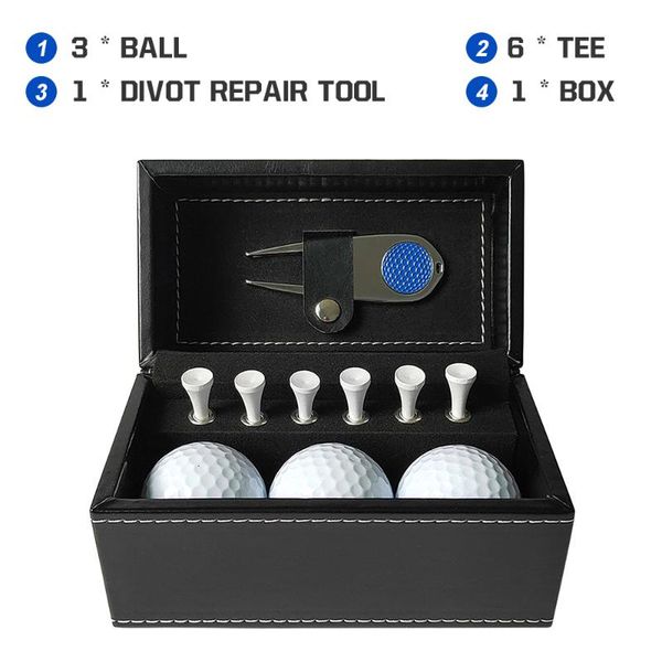 golf balls 11 pcs gift set with 6 tees 3 divot repair tool leather box trainning accessories
golf balls 11 pcs gift set with 6 tees 3 divot repair tool leather box trainning accessories