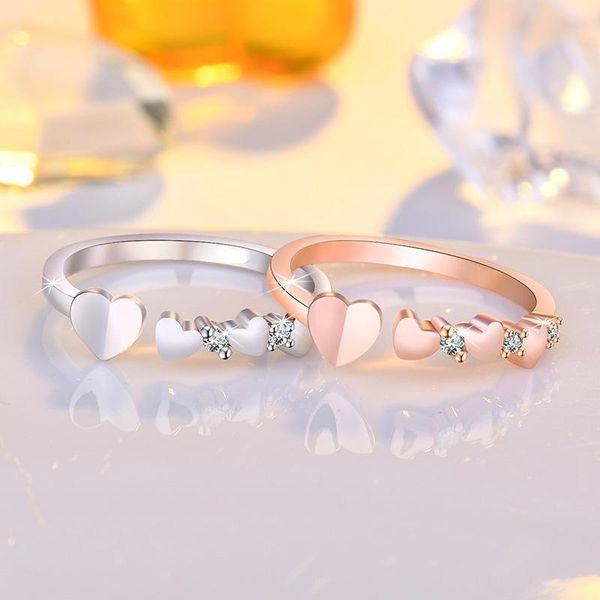 wedding rings classic luxury exquisite heart-shaped zircon adjustable opening for women fashion charm engagement girl jewelry, Slivery;golden
wedding rings classic luxury exquisite heart-shaped zircon adjustable opening for women fashion charm engagement girl jewelry, Slivery;golden