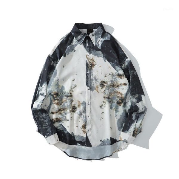 men's casual shirts rk434 fashion 2021 runway luxury european design party style clothing, White;black
men's casual shirts rk434 fashion 2021 runway luxury european design party style clothing, White;black