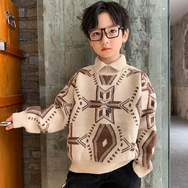british childrens clothing boys sweaters diamond plaid pullover turtleneck coat spring autumn boy knitwear coat winter warm top, White
british childrens clothing boys sweaters diamond plaid pullover turtleneck coat spring autumn boy knitwear coat winter warm top, White