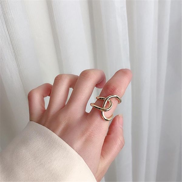 fashion personality simple atmospheric twisted metal ring finger women geometric openings cluster rings, Golden;silver
fashion personality simple atmospheric twisted metal ring finger women geometric openings cluster rings, Golden;silver