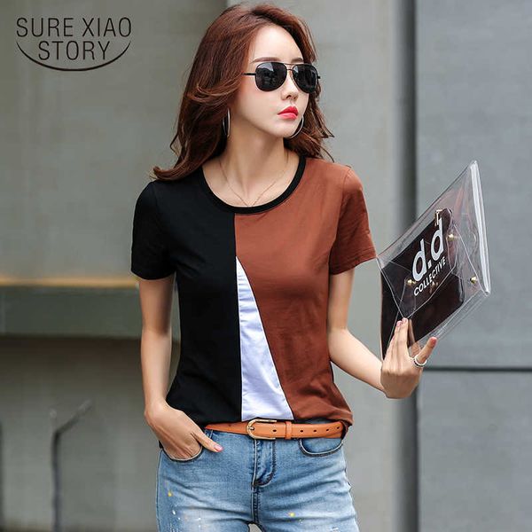 korean clothes harajuku tshirt plus size women short office lady o-neck womens clothing slim t-shirt 2570 50 210528, White
korean clothes harajuku tshirt plus size women short office lady o-neck womens clothing slim t-shirt 2570 50 210528, White