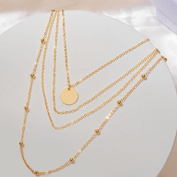 pendant necklaces multilayer stars alloy metal disc gold necklace for women trend female jewelry bohemian punk collar, Silver
pendant necklaces multilayer stars alloy metal disc gold necklace for women trend female jewelry bohemian punk collar, Silver