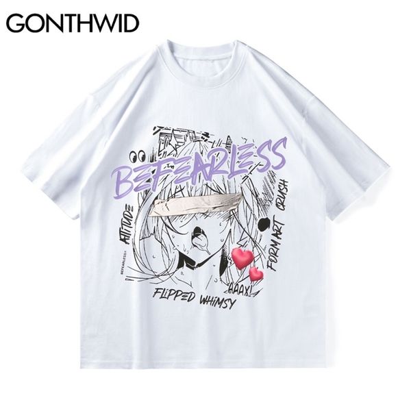 tshirts harajuku japanese anime cartoon girl print tees shirts streetwear hip hop fashion loose cotton casual 210602, White;black
tshirts harajuku japanese anime cartoon girl print tees shirts streetwear hip hop fashion loose cotton casual 210602, White;black