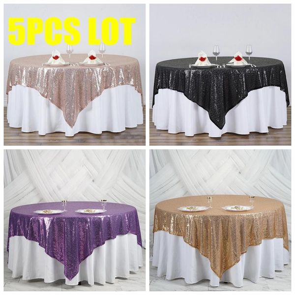 table cloth 5pcs 200gsm glitter sequin tablecloth overlay poly for wedding event party el decoration
table cloth 5pcs 200gsm glitter sequin tablecloth overlay poly for wedding event party el decoration