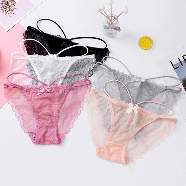 women's panties 1pc thong for woman underwear lace breathable soft lingerie female panty solid transparent, Black;pink
women's panties 1pc thong for woman underwear lace breathable soft lingerie female panty solid transparent, Black;pink