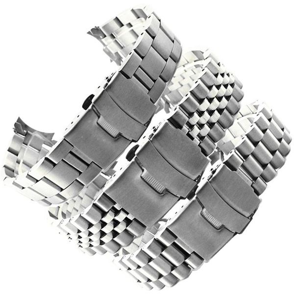 watch bands 20mm 22mm stainless steel strap watchband men women silver solid curved end metal polished diving bracelet band accessories, Black;brown
watch bands 20mm 22mm stainless steel strap watchband men women silver solid curved end metal polished diving bracelet band accessories, Black;brown