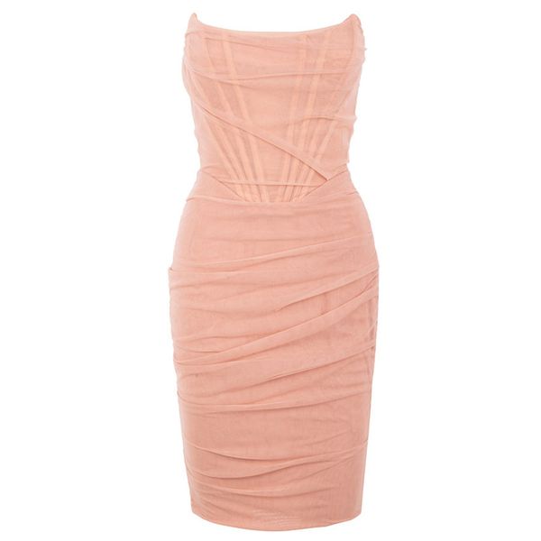 pink strapless bandage mesh dress women off shoulder lining club party dresses summer elegant bodycon sundress casual, Black;gray
pink strapless bandage mesh dress women off shoulder lining club party dresses summer elegant bodycon sundress casual, Black;gray