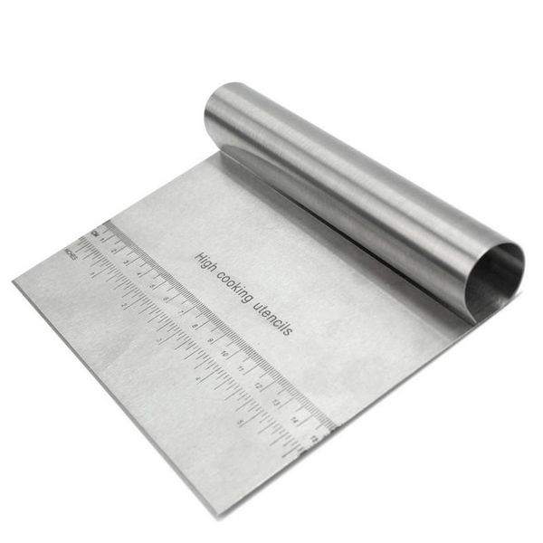 baking & pastry tools stainless steel dough cutter flour spatula scraper rice rolls slicer knife scale kitchen gadgets f2165
baking & pastry tools stainless steel dough cutter flour spatula scraper rice rolls slicer knife scale kitchen gadgets f2165