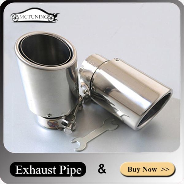 piece crimping stainless steel muffler tip fit for all cars b-mw b-enz a-udi silver tailpipe nozzles exhaust pipe motorcycle system
piece crimping stainless steel muffler tip fit for all cars b-mw b-enz a-udi silver tailpipe nozzles exhaust pipe motorcycle system