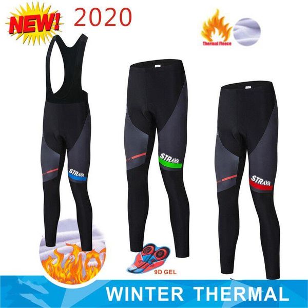 racing pants strava 2021 winter fleece thermal men cycling long outdoor bicycle wear bib gel pad bike trousers, Black;blue 
racing pants strava 2021 winter fleece thermal men cycling long outdoor bicycle wear bib gel pad bike trousers, Black;blue