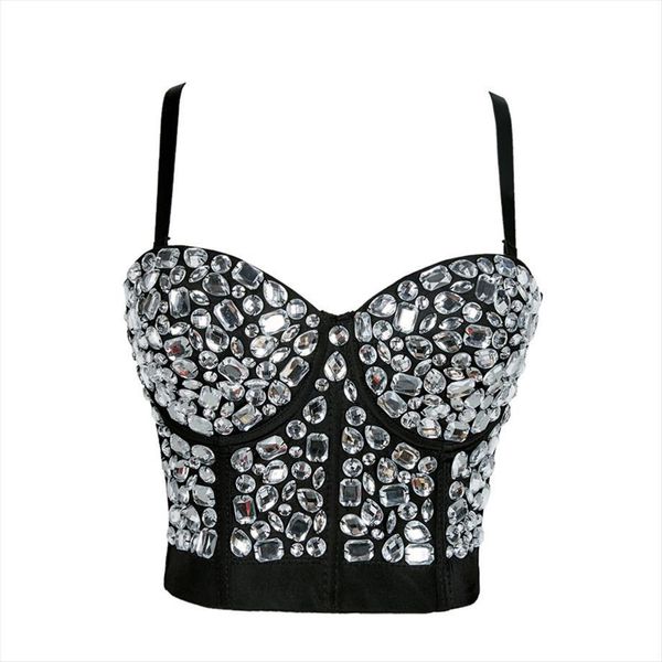 corset cropped nightclub womens tanks transparent acrylic beads crop to wear out bra push up bustier female, White
corset cropped nightclub womens tanks transparent acrylic beads crop to wear out bra push up bustier female, White