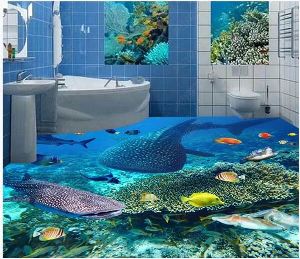 3d pvc adhesive bathroom floor wall stickers underwater world shark dolphin seaweed coral home decor self-adhesive vinyl flooring wallpapers
3d pvc adhesive bathroom floor wall stickers underwater world shark dolphin seaweed coral home decor self-adhesive vinyl flooring wallpapers