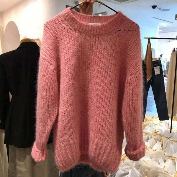 women's sweaters autumn winter women loose knitting sweater pullover vintage elegant female o neck long sleeve knitted warm d310, White;black
women's sweaters autumn winter women loose knitting sweater pullover vintage elegant female o neck long sleeve knitted warm d310, White;black