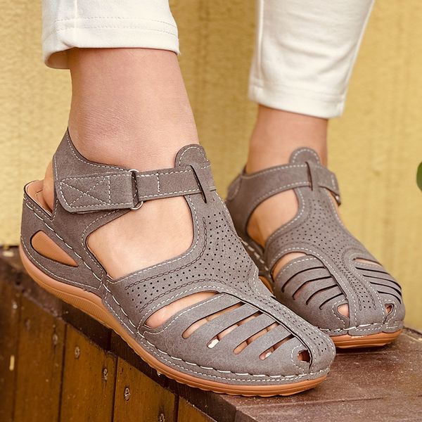 Womens Sandals 2021 Casual Sewing Ladies Shoes Hook Loop Wedges Zapatos Woman Comfort Summer PU Leather Hollow Out Female Shoes, Black
Womens Sandals 2021 Casual Sewing Ladies Shoes Hook Loop Wedges Zapatos Woman Comfort Summer PU Leather Hollow Out Female Shoes, Black