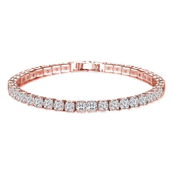link, chain simple luxury cubic zirconia bracelets 4mm round zircon gold silver color bracelet iced out crystal wedding girls gift, Black
link, chain simple luxury cubic zirconia bracelets 4mm round zircon gold silver color bracelet iced out crystal wedding girls gift, Black