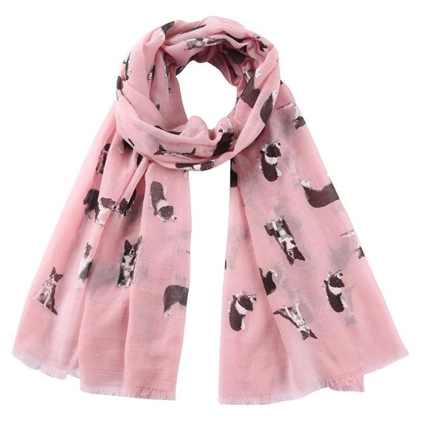 spring summer fashion lightweight dog puppy print voile scarf shawl wraps for women girls scarves, Blue;gray
spring summer fashion lightweight dog puppy print voile scarf shawl wraps for women girls scarves, Blue;gray