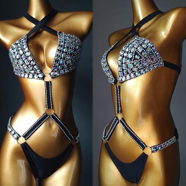 women shiny stones one-piece bikini sets 2021 summer off shoulder backless elasticity solid swimwear suits beach wear
women shiny stones one-piece bikini sets 2021 summer off shoulder backless elasticity solid swimwear suits beach wear