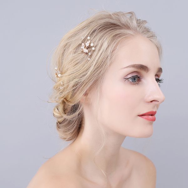 o913 exquisite wedding bridal headpiece golden leaves pearl crystal rhinestone hairnip 2pcs for marriage party perform bride, Silver
o913 exquisite wedding bridal headpiece golden leaves pearl crystal rhinestone hairnip 2pcs for marriage party perform bride, Silver