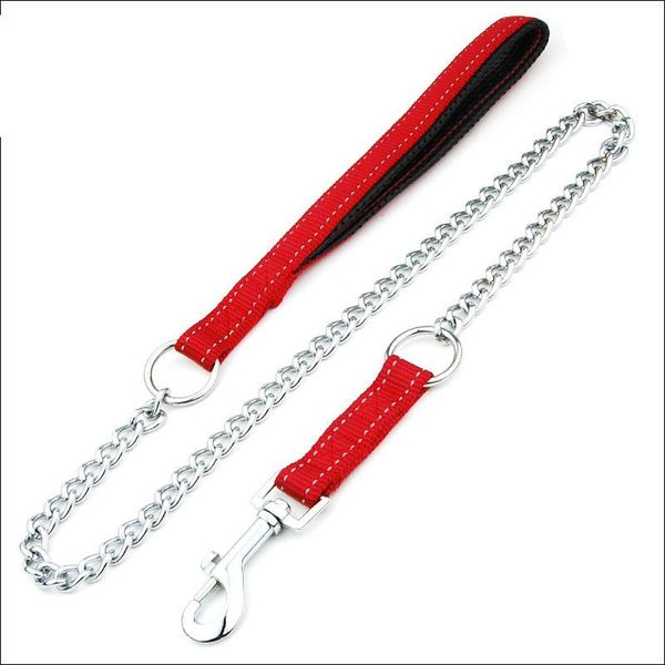 dog collars & leashes durable anti-bite metal chain lead for small medium large leash handle leads pu leather iron pet accessories
dog collars & leashes durable anti-bite metal chain lead for small medium large leash handle leads pu leather iron pet accessories