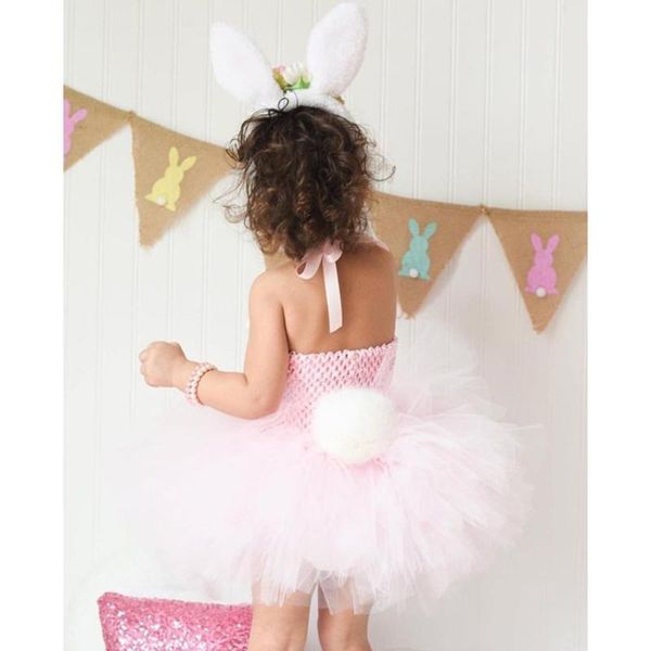 kids baby girls tail pink tulle halter bowknot tutu dress with ears headband easter party cosplay costume clothing sets, White
kids baby girls tail pink tulle halter bowknot tutu dress with ears headband easter party cosplay costume clothing sets, White