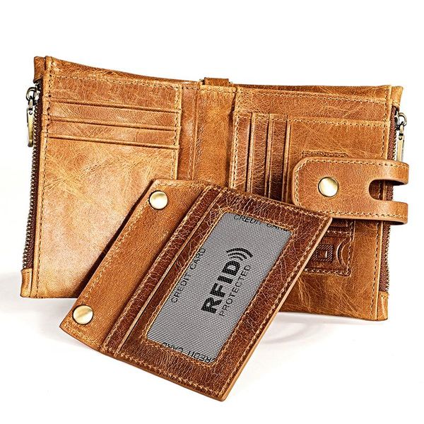 wallets genuine leather men wallet rfid with iron chain multifunctional anti-lost dollar purse for male, Red;black
wallets genuine leather men wallet rfid with iron chain multifunctional anti-lost dollar purse for male, Red;black