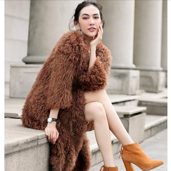 knitted Mongolian coat jacket overcoat Russian women winter warm fur coat outwear longer style 4 colors, Black
knitted Mongolian coat jacket overcoat Russian women winter warm fur coat outwear longer style 4 colors, Black