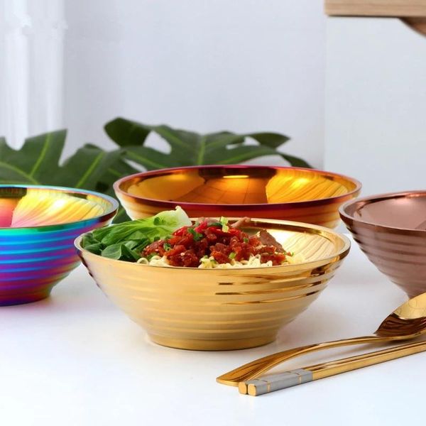 bowls stainless steel round noodle bowl double layer anti-scalding tableware sauce soup rice big ramen
bowls stainless steel round noodle bowl double layer anti-scalding tableware sauce soup rice big ramen