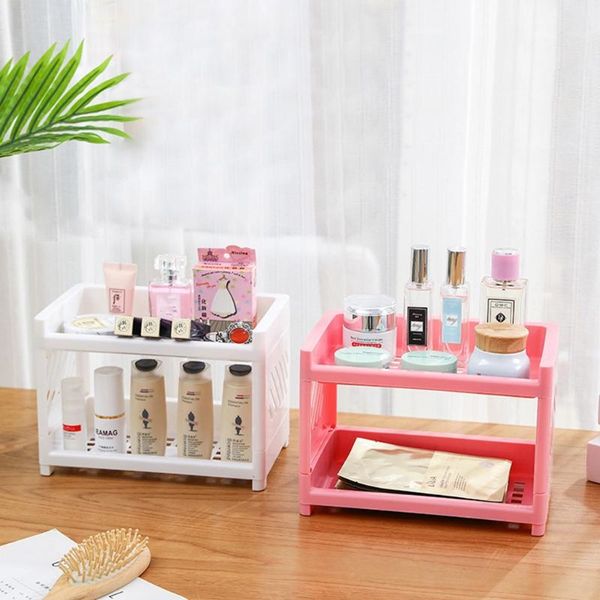 hooks & rails double layer hollow shelf plastic cosmetics deskfinishing bathroom accessories organizer storage rack 2 tier holder
hooks & rails double layer hollow shelf plastic cosmetics deskfinishing bathroom accessories organizer storage rack 2 tier holder