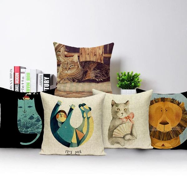 cushion/decorative pillow cute cat linen case lion bear cushion covers cover decorative 45*45cm
cushion/decorative pillow cute cat linen case lion bear cushion covers cover decorative 45*45cm