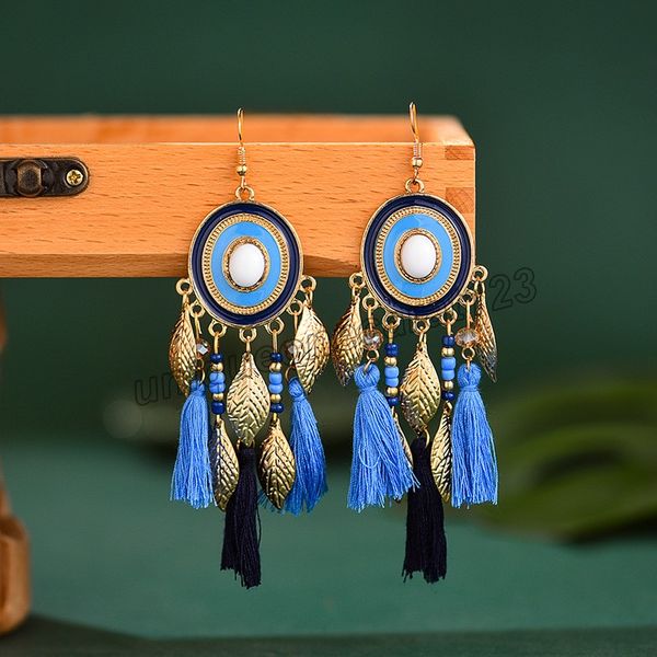fashion exaggerated oval tassel leaf earrings jewelry boho long geometric drop oil statement dangle earrings for women girls, Silver
fashion exaggerated oval tassel leaf earrings jewelry boho long geometric drop oil statement dangle earrings for women girls, Silver