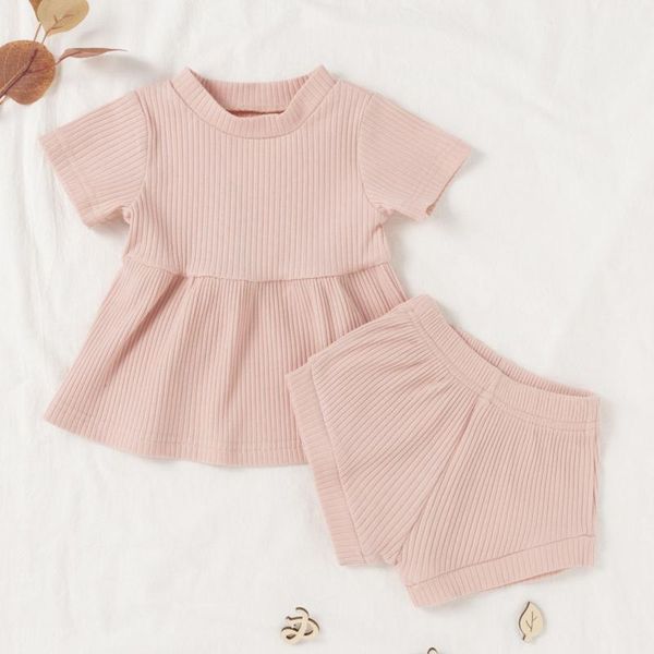 clothing sets cotton ribbed shorts for 0-24months born baby boys girls outfits short sleeve summer 2pcs infant kids, White
clothing sets cotton ribbed shorts for 0-24months born baby boys girls outfits short sleeve summer 2pcs infant kids, White