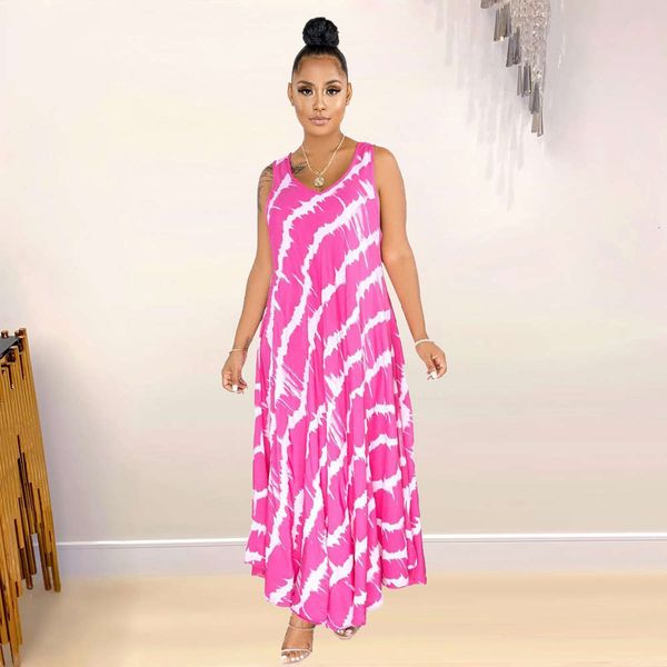 new digital printing loose size suspender long dress, White
new digital printing loose size suspender long dress, White