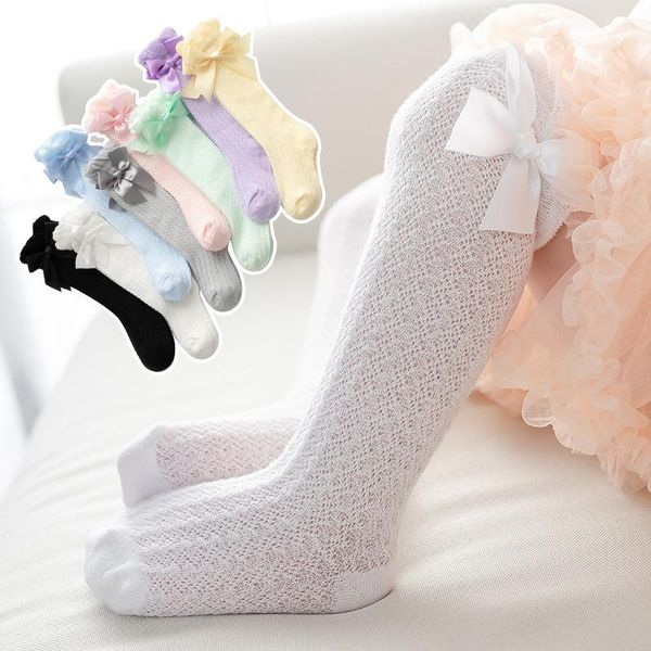 children's stockings mesh breathable over the knee baby kids bow socks summer thin girl, Pink;yellow
children's stockings mesh breathable over the knee baby kids bow socks summer thin girl, Pink;yellow
