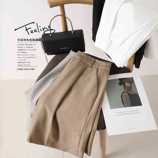 bermuda shorts women's 2021 summer new high waisted suit with loose drop and thin hong kong style work casual pants, Black
bermuda shorts women's 2021 summer new high waisted suit with loose drop and thin hong kong style work casual pants, Black