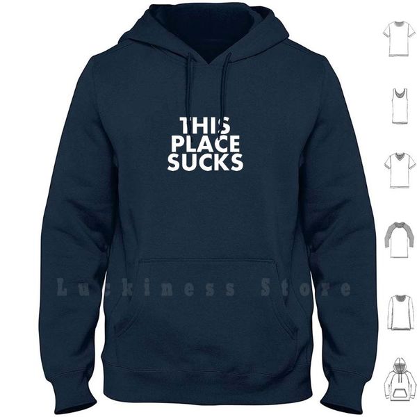 this place sucks hoodies nihilist death nihilism introvert goth deep sarcasm work men's & sweatshirts, Black
this place sucks hoodies nihilist death nihilism introvert goth deep sarcasm work men's & sweatshirts, Black