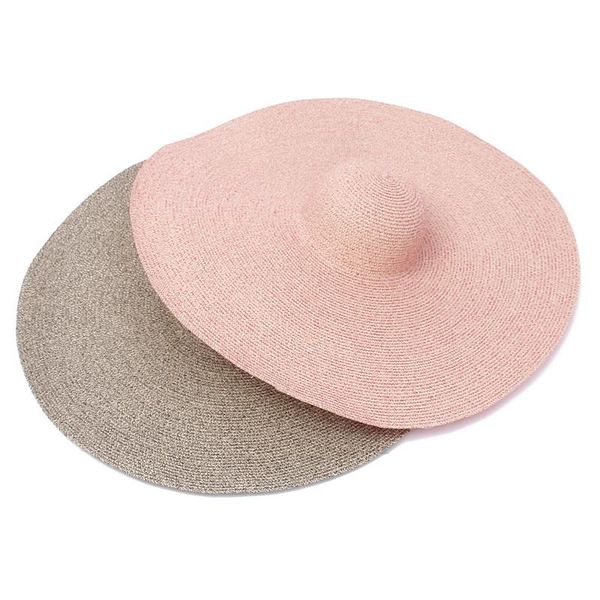 wide brim hats 25cm oversized beach for women large straw hat pink color khaki protection foldable sun shade drop, Blue;gray
wide brim hats 25cm oversized beach for women large straw hat pink color khaki protection foldable sun shade drop, Blue;gray