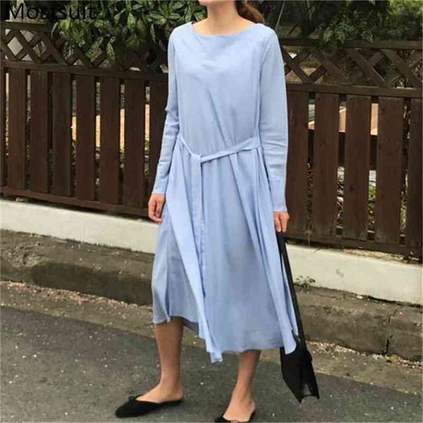 summer korean solid straight belted long dress women sleeve o-neck vintage casual fashion pleated dresses vestidos 210513, Black;gray
summer korean solid straight belted long dress women sleeve o-neck vintage casual fashion pleated dresses vestidos 210513, Black;gray