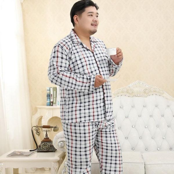 men's sleepwear plus size 130kg 5xl knit cotton pajama sets mens spring simple plaid pyjamas men casual cozy night wear, Black;brown
men's sleepwear plus size 130kg 5xl knit cotton pajama sets mens spring simple plaid pyjamas men casual cozy night wear, Black;brown