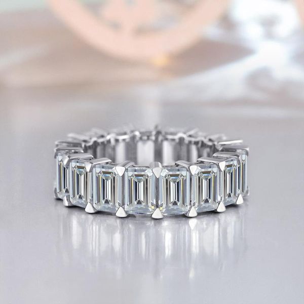 cluster rings luxury 925 sterling silver wedding band eternity diamond ring for women high carbon fine jewelry love gift wholesale, Golden;silver
cluster rings luxury 925 sterling silver wedding band eternity diamond ring for women high carbon fine jewelry love gift wholesale, Golden;silver