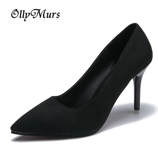 dress shoes ollymurs women high heels pumps flock pointed toe ladies thin heel size 34-39 black green 19808
dress shoes ollymurs women high heels pumps flock pointed toe ladies thin heel size 34-39 black green 19808