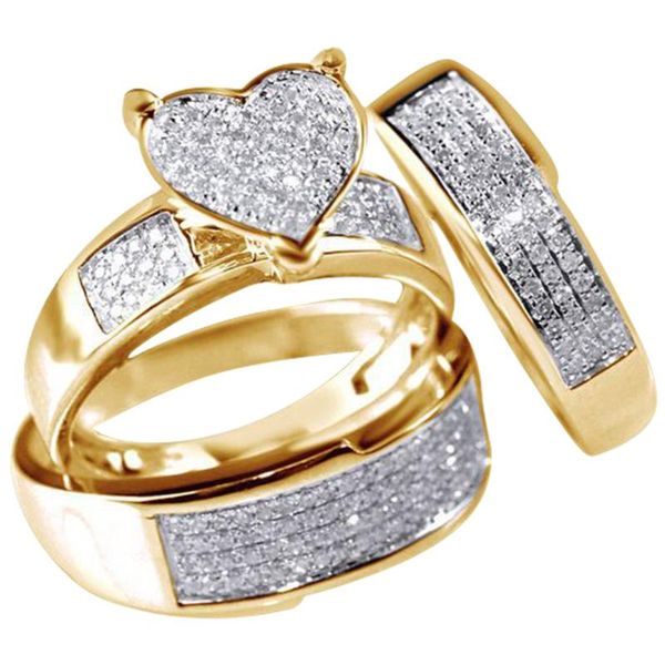 wedding rings couple for women men engagement gold color jewelry fashion ring lover gift, Slivery;golden
wedding rings couple for women men engagement gold color jewelry fashion ring lover gift, Slivery;golden