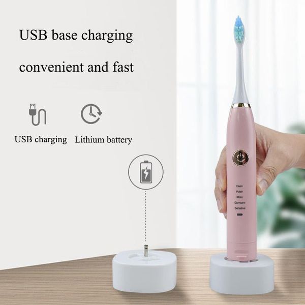 sonic electric toothbrush usb rechargeable waterproof ultrasonic automatic tooth brush 5 mode cleaner smart
sonic electric toothbrush usb rechargeable waterproof ultrasonic automatic tooth brush 5 mode cleaner smart