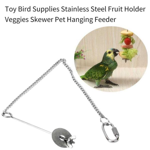 other bird supplies hanging feeder fruit holder chicken for hens veggies skewer vegetable toy stainless steel parrot chinchilla pet
other bird supplies hanging feeder fruit holder chicken for hens veggies skewer vegetable toy stainless steel parrot chinchilla pet